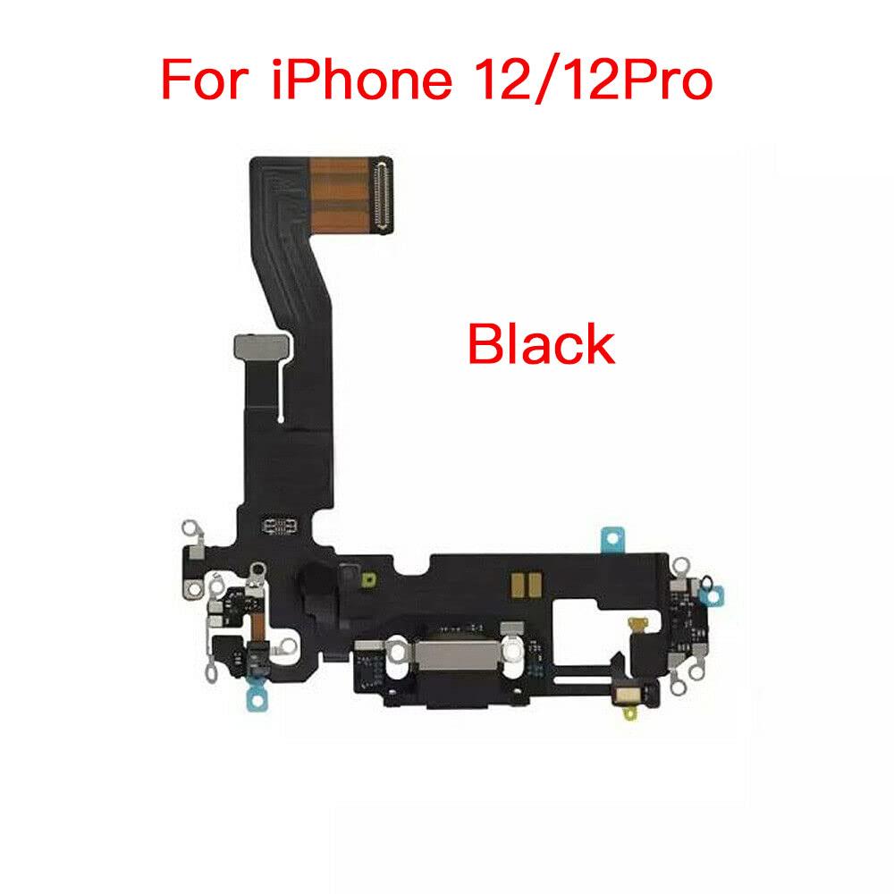 Charging Port Flex Replacement For iPhone 11 12 Mini Pro Max USB Charger With Microphone Connector Flex Cable