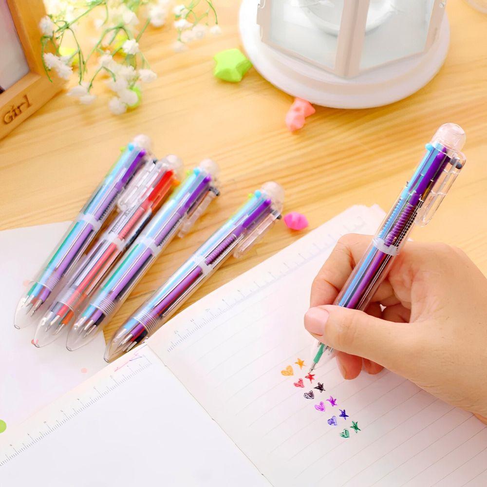 1 Set Plastic Spirograph Drawing Kit Include 1 Set Spirograph & 1pcs Six-color Ballpoint Pen Colorful Doodle Gift YMY