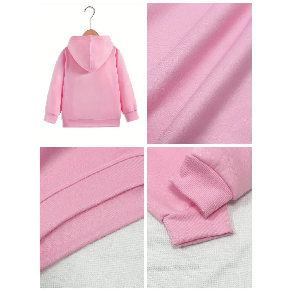 Shiny Bowknot Cherry Print Girls Hoodie, A Variety of Colors, Sweet Style, Children's Long-sleeved Pullover