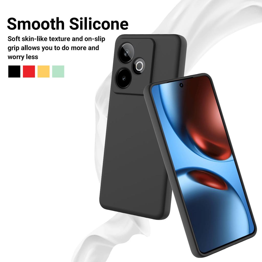 Для Realme GT 7T 5G/Realme GT 7 5G Чехол из жидкого силикона Задняя крышка телефона с ремешком для руки
