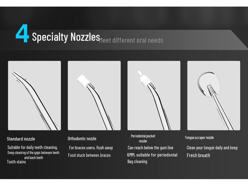 Портативный 6-скоростной ирригатор для чистки полости рта и отбеливания зубов, модель L13