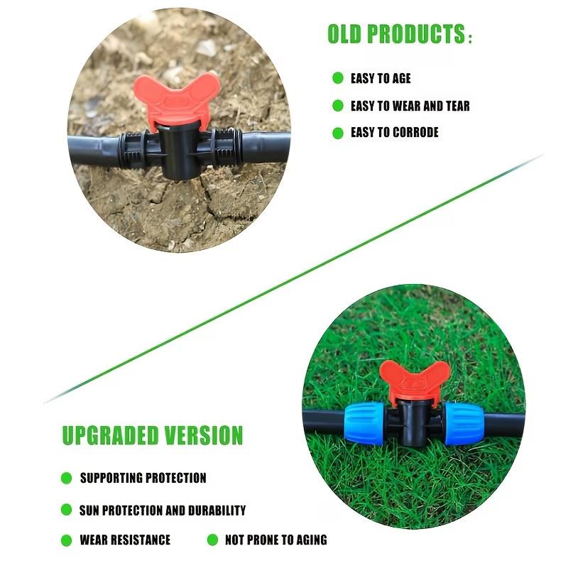 1PCS 1/2-inch Drip Irrigation Tubing Switch Valve, 16mm Drip Irrigation Stop Valve, Drip Irrigation Accessories, Reusable