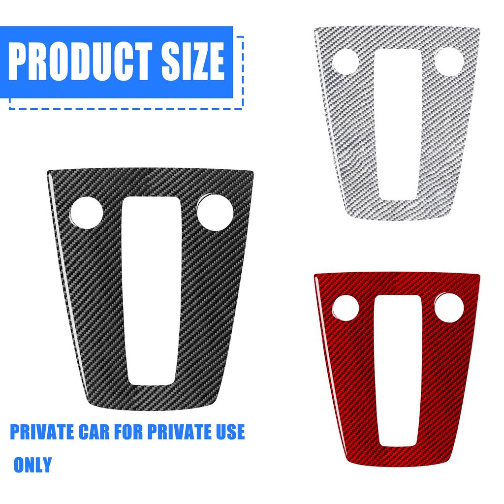 Carbon Fiber Transmission Panel Adhesive Film Cover Dashboard Sticker Enhances Cabin Aesthetic For Gear Selector Region
