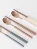 Kamomekitchen Эйфелева Башня Пинцет Розовое Золото Ложка 3 Цвета