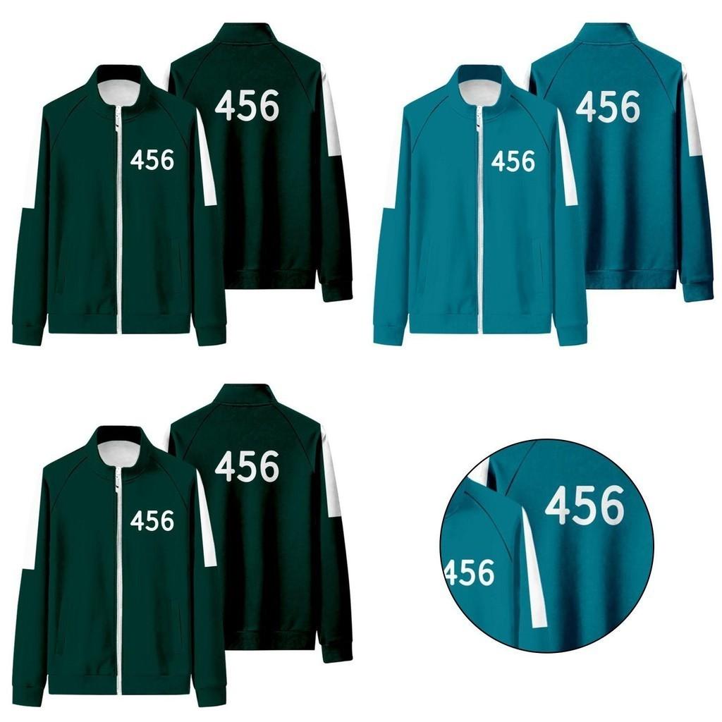 Игровое пальто Куртка кальмара Спорт 456 Netflix K-драма Корейский Ли Чонджэ Гихун Сон