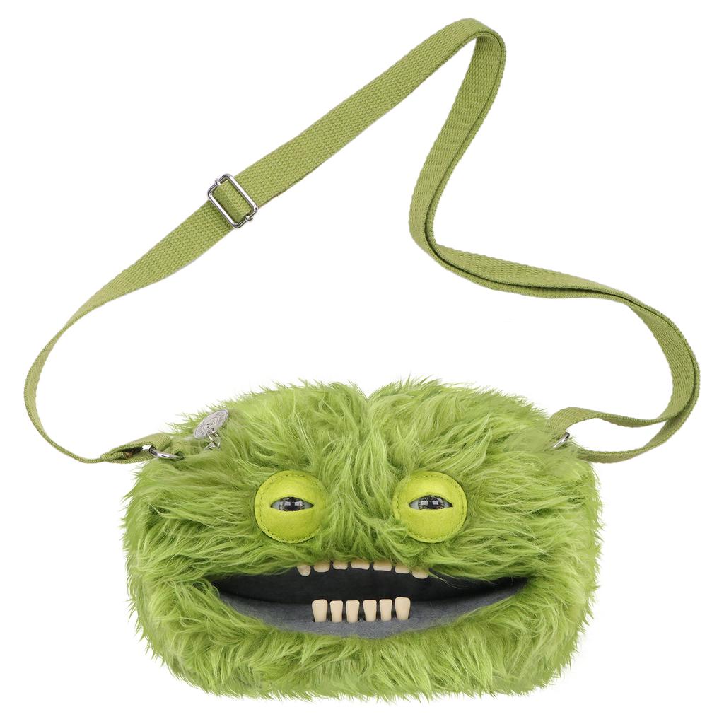 Fluffy Crossbody Bag Wide Eyed Weirdo Screech Dolls Ugly Tooth Monster Plush Toys Big Head Furry Backpack Gifts