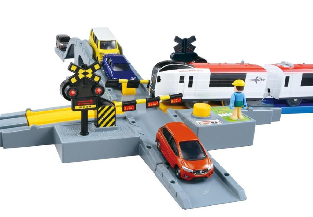 TAKARA TOMY Plarail Auto Railroad Crossing J-20 (Tomica Compatible)