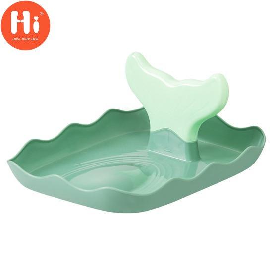 Hi Fishtail Design Стойка для крышки кастрюли Стабильный полипропилен Легко чистящийся держатель для крышки кастрюли Кухонные инструменты