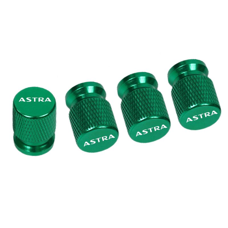 BBEY1 4pcs Car CNC Aluminum Tire Valve Air Port Stem Cover Caps For Opel Astra Accessories