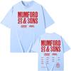 Mumford & Sons 2025tour Tee Hip Hop Cotton High Quality Tee-shirt Short Sleeve Grunge Tshirt Summer O-neck Female/Male Tees