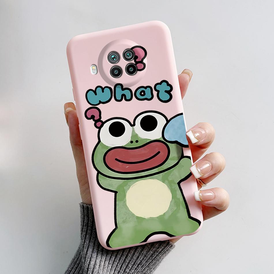 For Xiaomi Mi 10T Lite Case Cute Cat Cartoon Bear Frog Soft Silicone Back Cover For Xiaomi Mi10T 10 T Lite 5G Bumper Phone Case