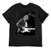 Eric Clapton - BW Photograph T-Shirt Oversized Graphic Tee Vintage Clothes Men Tshirt