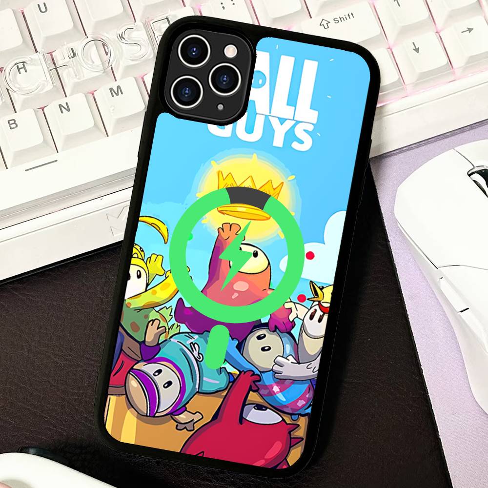 F-Fall G-Guys Игровой чехол для телефона Party Game Для IPhone 17 Air 16 15 14 13 12 11 Pro Max Plus Для Magsafe Беспроводная зарядка Чехол