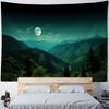 Outdoor Scenery Mountains and Rivers Tapestry Office Living Room Tapestry Home Wall Decoration Tapestry