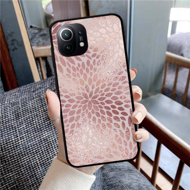 Beautiful Gold Rose Phone Case For Xiaomi Mi Note 10 Pro 8 Lite 9 Se 10T 6X 6 5X 5 F1 Mix 2S Max 2 3 Cover
