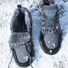 Нескользящие мужские зимние кроссовки Теплые уличные ботинки для хайкинга Плюшевые повседневные спортивные ботинки для кемпинга, скалолазания, треккинга