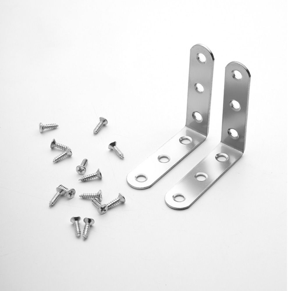4 шт./упаковка фиксатор из нержавеющей стали угловой кодовый треугольник фиксированный 90 градусов L-образный треугольный кронштейн многофункциональный практичный