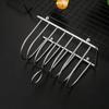 6 Slots Bread Rack Stainless Steel Cooling Cooling Holder Dish Rack Slices Toast Rack Sponge