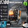 2026 Новый Прочный Военный GPS Умный Часы Мужские 1200 мАч 2,01" AMOLED Экран IP68 Водонепроницаемые Часы SOS Вызов Фитнес Фонарик Смарт-часы для IOS Подарок