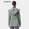 PORTS Women's Hooded Wool Blend Coat