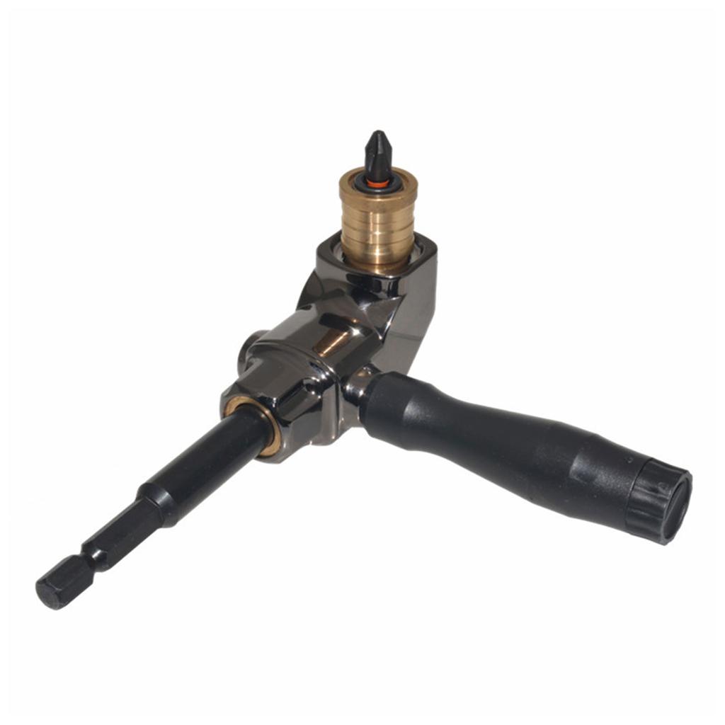 90-degree Right-angle Screwdriver Hand Electric Drill Corner Device Turning Bit Screwing Corner for Narrow Working Areas