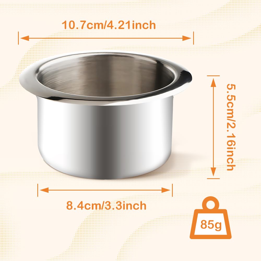 Shiwaki 2 Pcs Stainless Steel Drink Holder Cup Holder for Marine Boat Truck Camper RV Practical