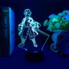 Kimetsu No Yaiba Tanjiro Kamado, фигурка, светодиодный ночник для детей, декор для спальни, ночник, детский настольный светильник, 3d лампа, убийца демонов, подарок