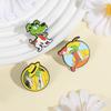 90s Fantasy Comedy Movies Enamel Pins Custom Green Mask Brooches Lapel Badges Clothes Funny Jewelry Gift for Kids Friends