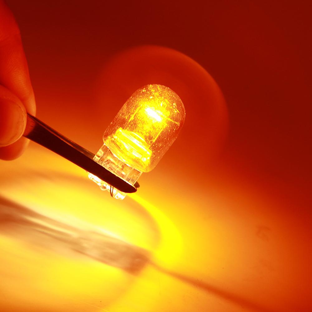 2Pcs T20 Halogen Lamp Glass Daytime Running Light Turn Signal Light Stop Brake Tail Lamp Bulbs 7443 W21/5W