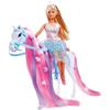 Simba - Steffi Love Princess and Horse - 29cm Fashion Doll - Dress + Tiara - Hair Accessories Included