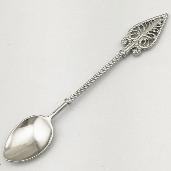Jam Spoon Heat Resistant Hollow Out Multifunctional No Odor Comfortable Grip Dinning Vintage Flower Carving