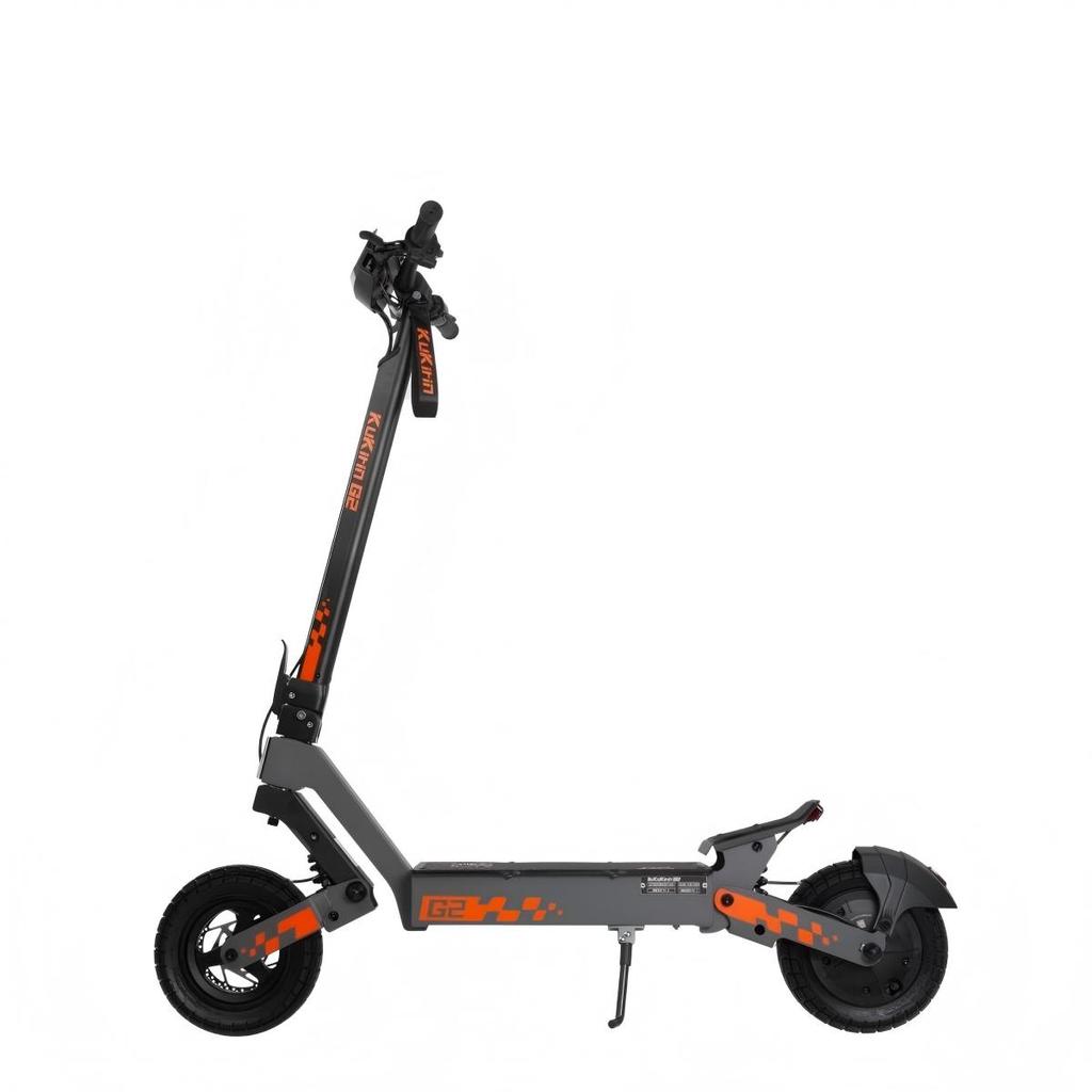 Folding Electric Scooter Kukirin G2 2025-version 800W Motor 48V 15.6Ah Battery 45km/h Max Speed 55km Range