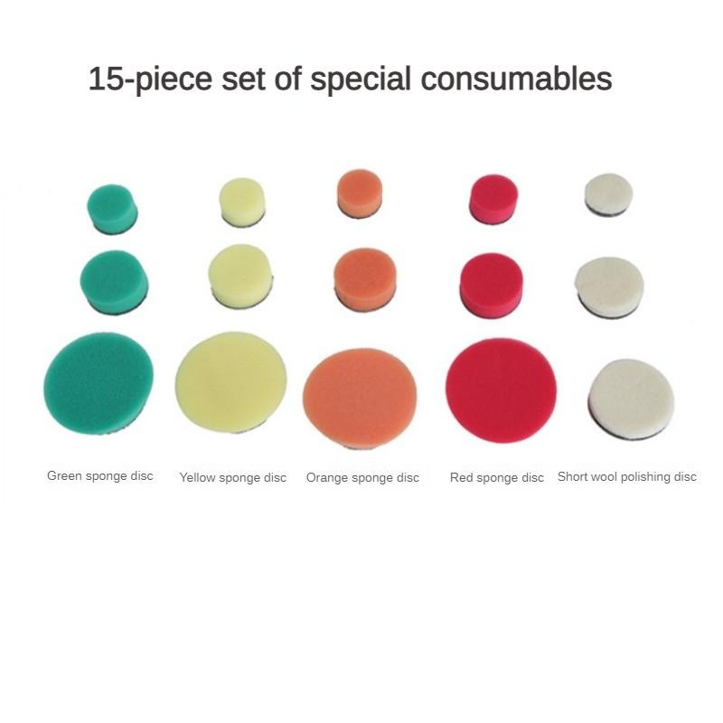 12В Беспроводная Портативная Электрическая Деталировочная Полировальная Машина с 6-ступенчатой Регулировкой Машина для Воскования Инструмент для Автокрасоты для Удаления Царапин