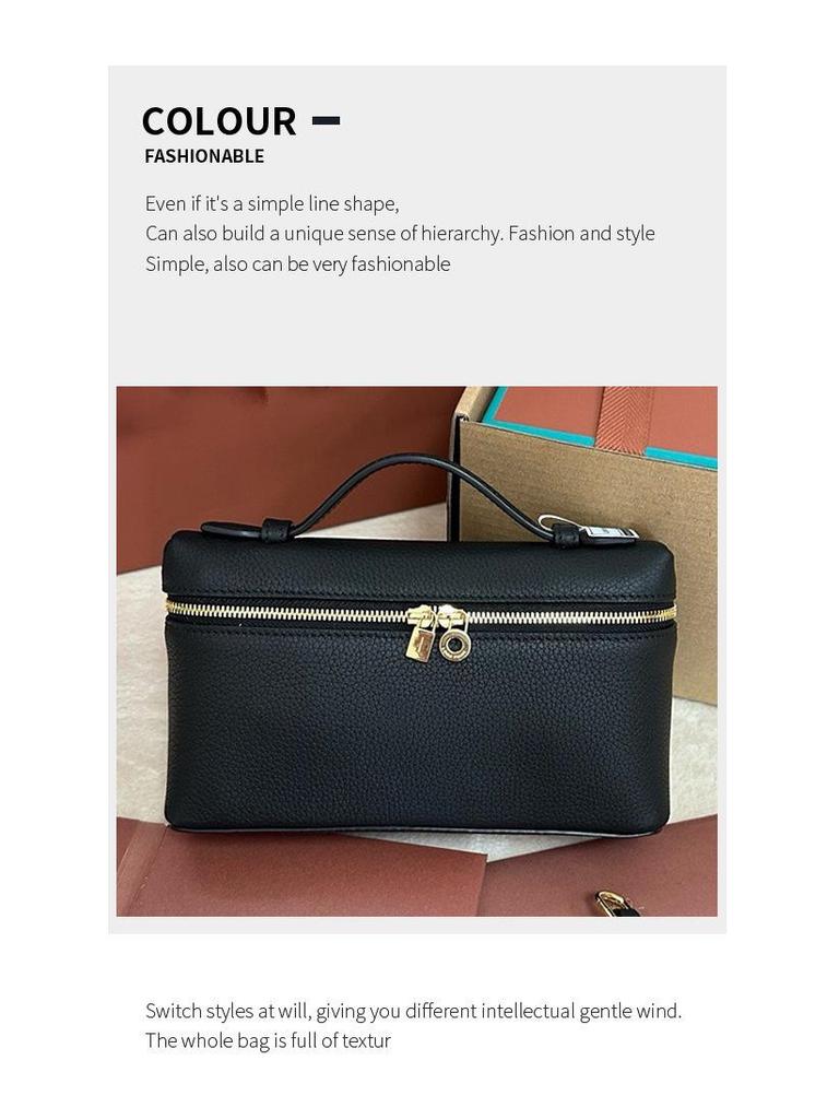 Итальянская L19 Кожа коровы с зернистой личи фактурой Сумка кроссбоди для ланча и Сумка