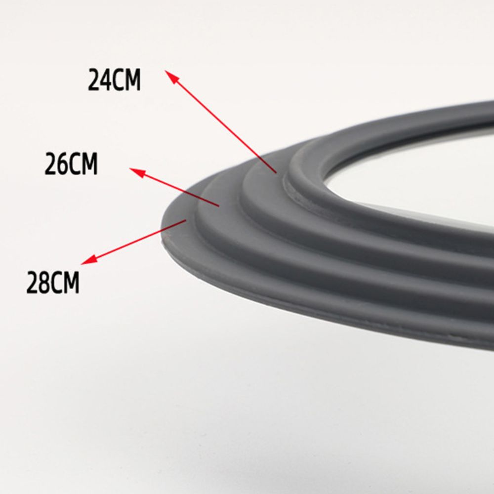 Силиконовый ободок Круглая крышка для кастрюли Универсальная крышка для сковороды Запасная крышка Кухонная утварь