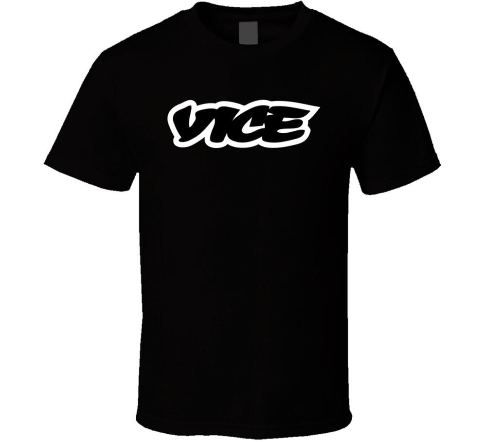 Футболка с логотипом бренда Vice Media News Journalism Network Company