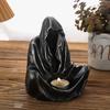Halloween Ghost Wizard Candle Holder Resin Figurine Scented Tealight Candle Candlestick Table Centerpiece Desktop Decoration