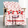 Numberblocks Customize Your Name Blanket Multi-purpose Customizable Blanket Soft & Cozy Perfect for Bedding Office Livingroom Couch for All Occasions