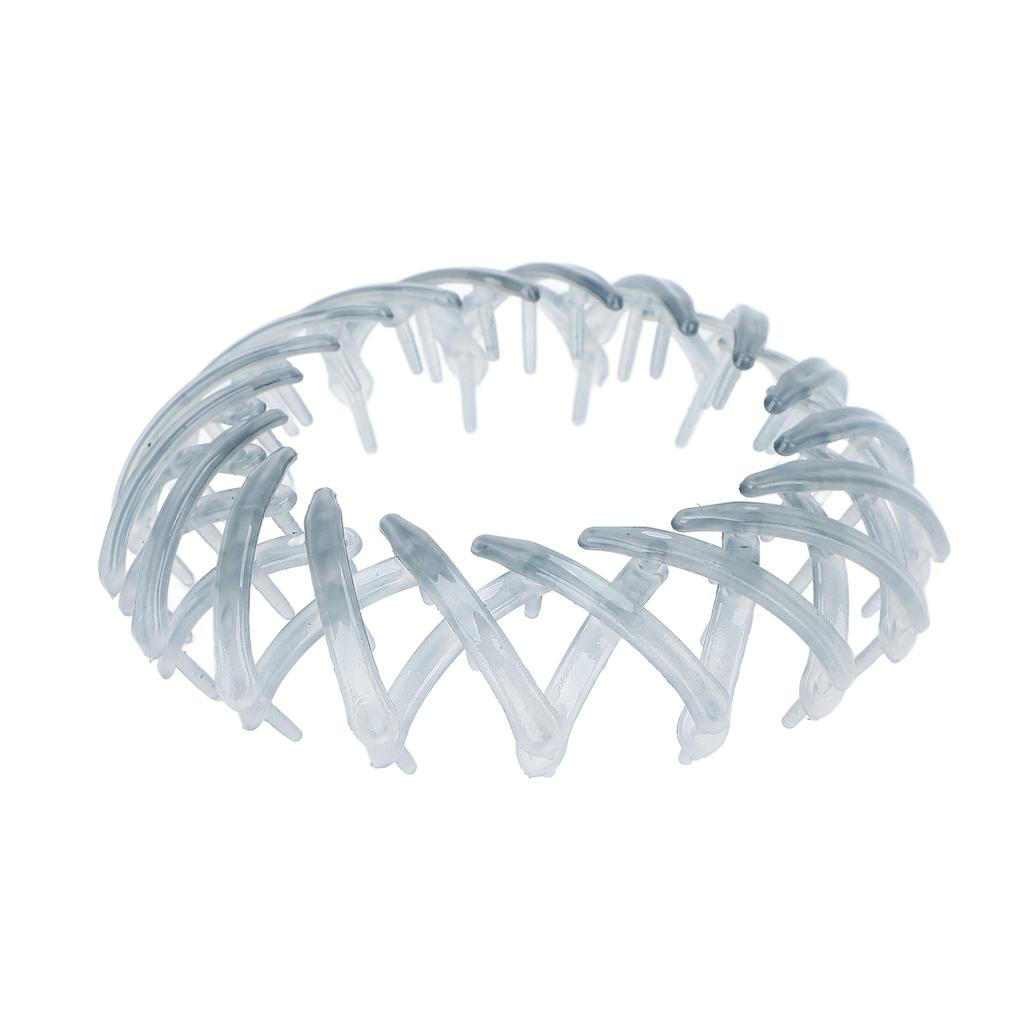 Заколки для волос в форме птичьего гнезда Женские Девичьи Элегантные Расширяемые Держатели для пучка и хвостика Аксессуары для волос Серый