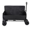Folding Wagon Cart Sofa Oxford Cloth Rainproof Multifunctional Camping Cart Sofa Chair with PU