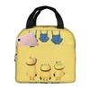 Custom M-Miniones Lunch Bag Women Cooler Warm Insulated Lunch Box for School