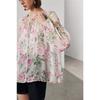 Silk Shirt Women's Spring/summer Loose Micro-permeable Smooth Printing Two-piece 100% Mulberry Silk Blouse