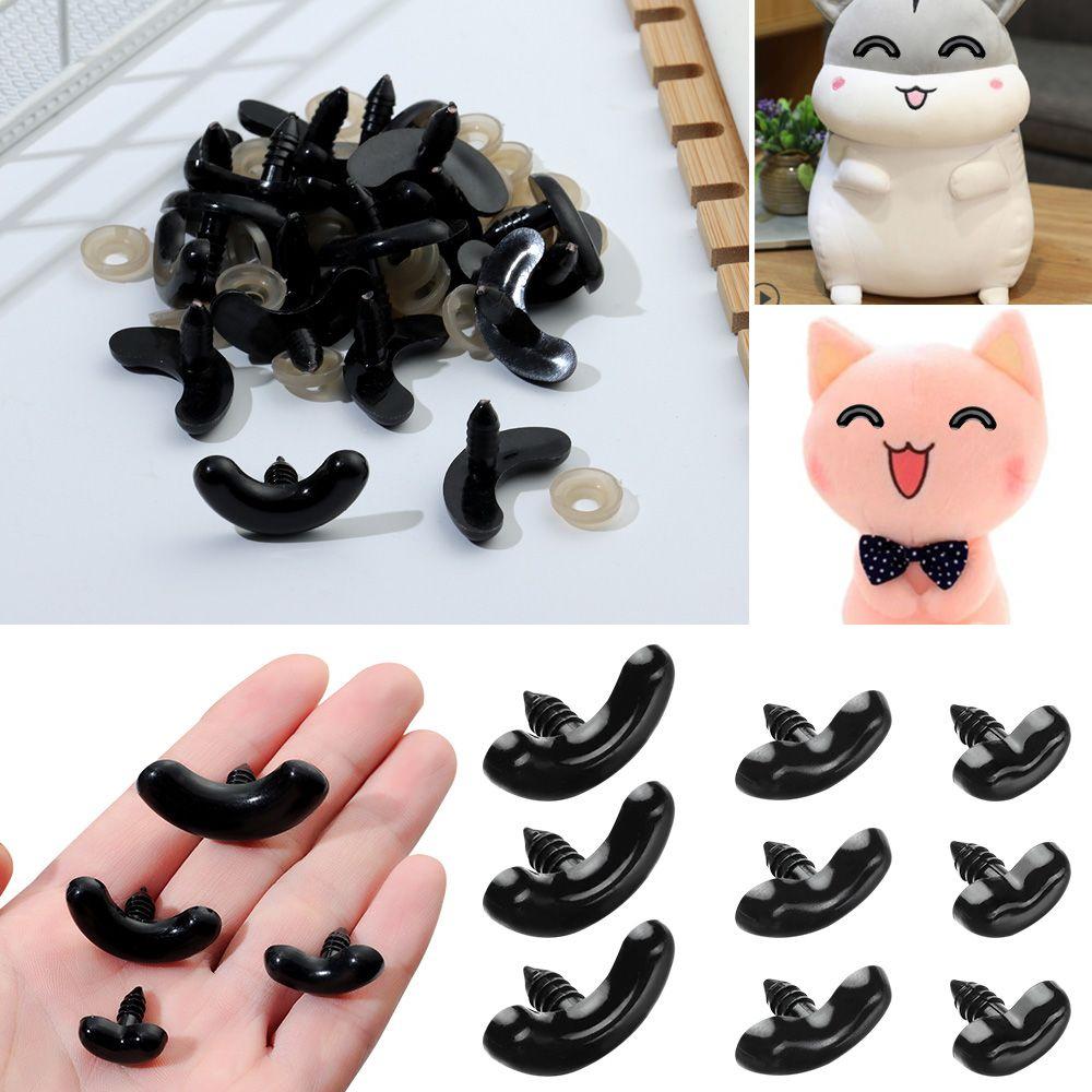 Plastic Stuffed Toys Parts Dolls DIY Tools Eyes Crafts Thread Eyes Nose Puppet Crystal Eye