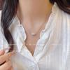 Korean Style Small Bean Clavicle Necklace - Women's Trendy Simple Design