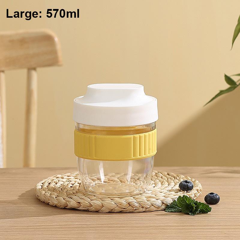Breakfast Cup Oat Cup Nut Yogurt Salad Cup Container Set Sealed Portable Fitness School Lunch Box Food Storage Cup Bento Box New