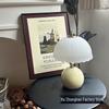 Nordic Pastoral Touch Sensor Bedside Lamp - Romantic Jellyfish Cream Style Night Light