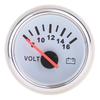 2 дюйма 52 мм Электрический Вольтметр Водонепроницаемый для Лодки Морской Транспорт Автомобиль Грузовик Квадроцикл - Диапазон Напряжения 8-16 В - Круглая Панель