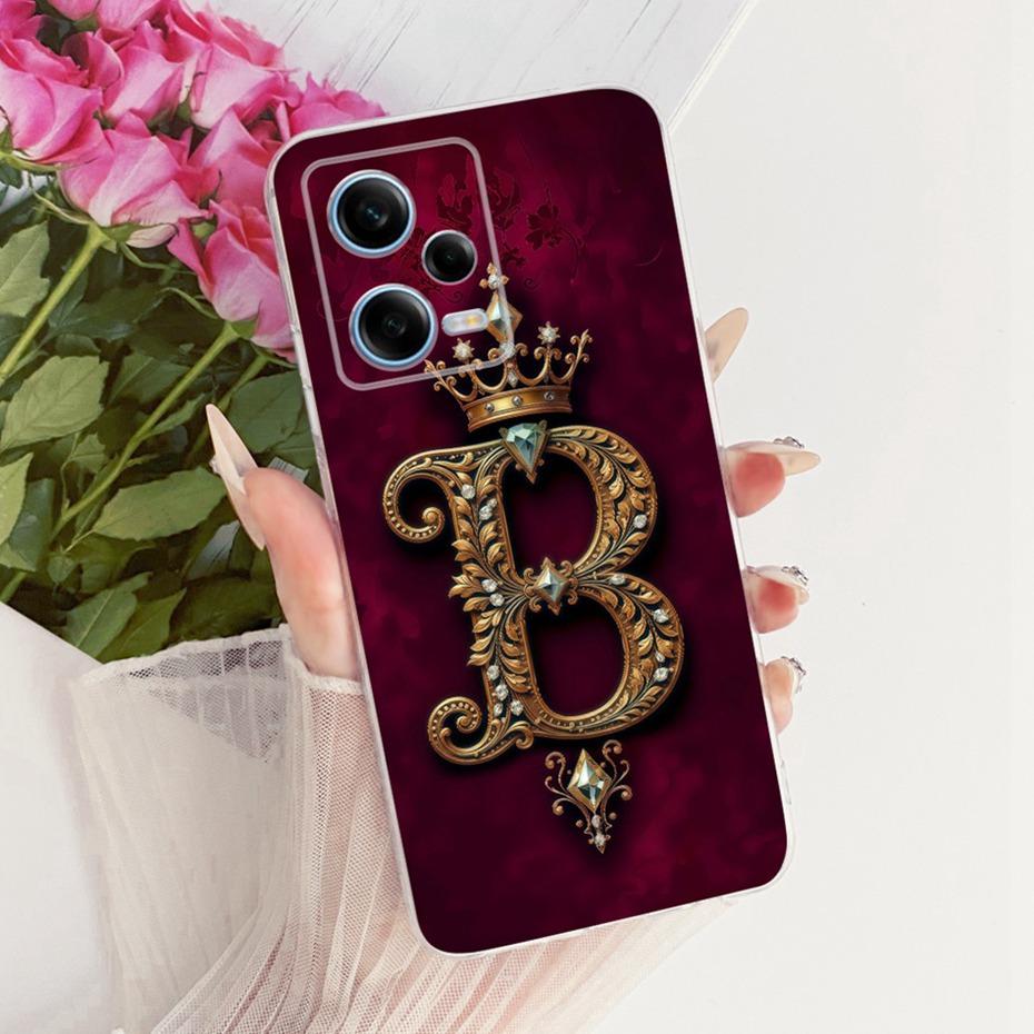 Модный Чехол-Книжка с Короной для Xiaomi Redmi Note 12 Pro Мягкий Силиконовый TPU Задняя Крышка для Чехлов Телефона Redmi Note12 Pro 5G
