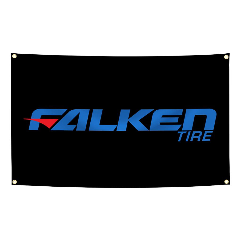 90X150см F-Falkens Шина Флаг Гонки Автомобильная Шина Гобелен Полиэстер Цифровая Печать Баннер Для Гаража Настенное Искусство Наружное Украшение