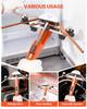 Tubing Bender Kit, 6 mm to 22 mm, Compact Ratcheting Tube Pipe Bender, Forward/Reverse Hand Bending Tool, with 7 Aluminium Alloy Dies, for Copper HVAC